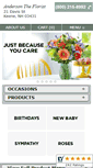 Mobile Screenshot of andersontheflorist.com