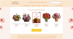 Desktop Screenshot of andersontheflorist.net
